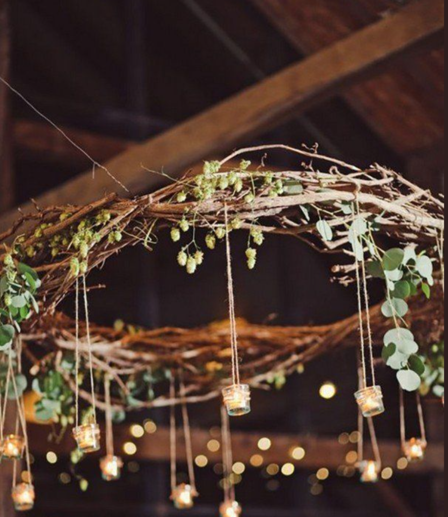 cerceaux de bois décoration