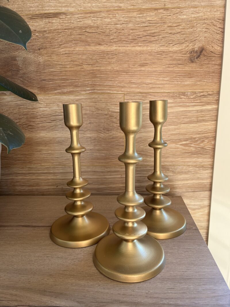 Bougeoirs dorés