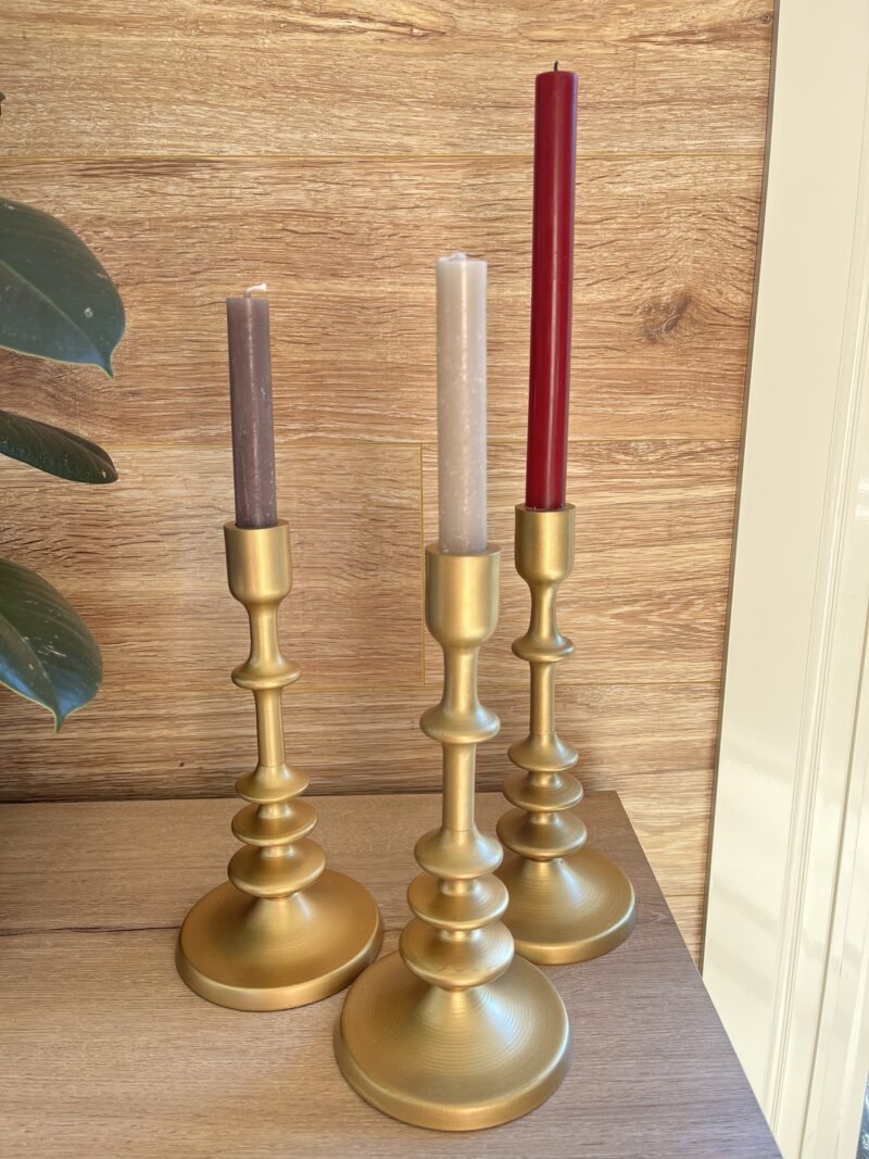 Bougeoirs dorés